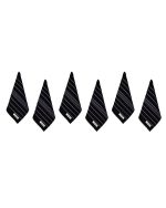 Classic Bath Washcloth Bundle- 6 Pack – Black - Image 4