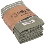 Classic Bath Washcloth Bundle- 6 Pack – Hedge Green