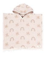Choo-Choo Train Gauze Hooded Poncho - Image 6