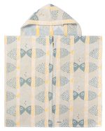 Checker Turtle Hooded Kids Bath Towel - Image 4