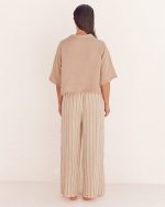 Sagar Gauze Crop Shirt – Pant Set - Image 10