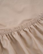 Signature Percale Solid Sheet Set Beige - Image 4