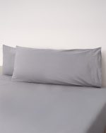 Signature Percale Solid Pillowcase Set Grey - Image 5