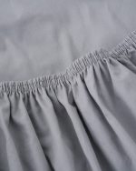 Signature Percale Solid Sheet Set Grey - Image 8