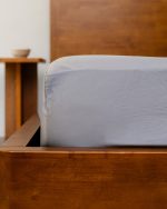 Signature Percale Solid Fitted Sheet Beige - Image 4