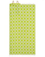 Checker Towel Bag  – Lime - Image 7