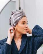 Classic Hair Towel – Grey - Image 2