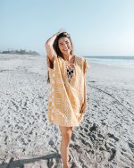Adobe Mudcloth Cover Up Sunflower - Image 4